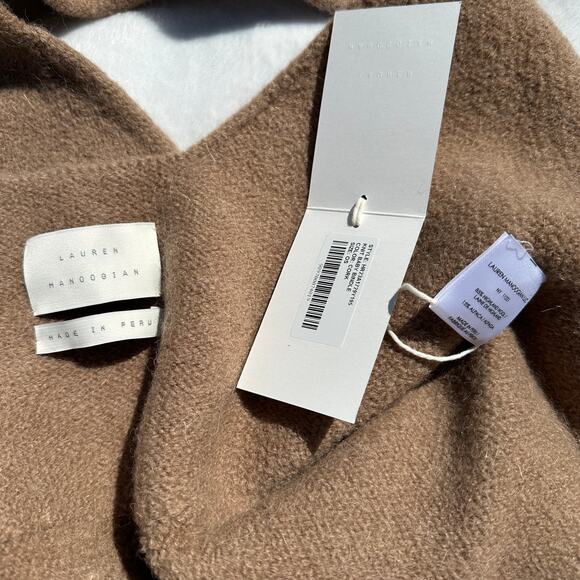 Lauren Manoogian Baby Bindle Bag Putty Cork Camel Highland Wool Alpaca Knit NWT - Picture 15 of 16